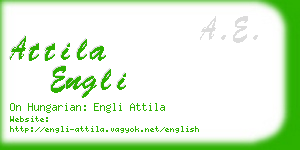 attila engli business card